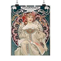6126980441774412762_2048.jpeg Rêveur, F. Champenois, Imprimeur-Éditeur – Alphonse Mucha (1897) – Art Nouveau Poster Print