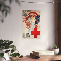 613332596258798322_2048.jpeg The Spirit of America - Join - Howard Chandler Christy (1919) - Patriotic Poster Print