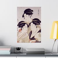 622583283617285374_2048.jpeg Three Beauties of the Present Day - Kitagawa Utamaro (c. 1792-93) - Japanese Woodblock Poster Print