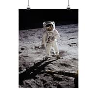 6277586225406000895_2048.jpeg Buzz Aldrin on the Moon - NASA Apollo 11 Mission Photograph (1969) - Space Age Poster Print