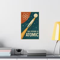 6290973326172712886_2048.jpeg The Future Is Atomic – LUNE Original – Space Age Poster Print