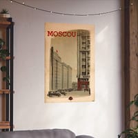 6319968968675279810_2048.jpeg Moscou (Moscow) – Intourist (1936) – Vintage Travel Poster Print