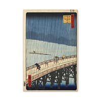 6392299874301931885_2048.jpeg Sudden Shower over Shin-Ōhashi Bridge and Atake – Utagawa Hiroshige (1857) – Japanese Woodblock Canvas Print
