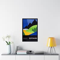 6458751914536572227_2048.jpeg North Cascades – National Park Service (1972) – Vintage Travel Poster Print