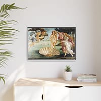 6501391946687356176_2048.jpeg The Birth of Venus – Sandro Botticelli (c. 1485-1486) – Renaissance Framed Canvas Print