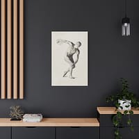 6780019667275423657_2048.jpeg Gipsmodel van Discuswerper - Male Anatomical Study - Jan Veth (c. 1874-1925) - Vintage Art Canvas Print