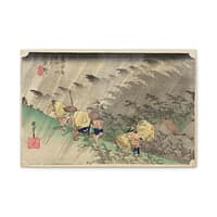 6950093736909142661_2048.jpeg Driving Rain at Shono (Shono Hakuu) - Utagawa Hiroshige (c. 1832-34) - Japanese Woodblock Canvas Print