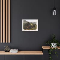 7081566624820285263_2048.jpeg Bos Americanus, American Bison or Buffalo, plate 57 – John James Audubon (1845) – Natural History Canvas Print