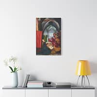 737886533142135121_2048.jpeg Isenheim Altarpiece (Annunciation panel) – Matthias Grünewald (c. 1512-1516) – Renaissance Canvas Print
