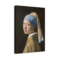 7379579520075501749_2048.jpeg Girl with a Pearl Earring – Johannes Vermeer (c. 1665) – Classical Canvas Print