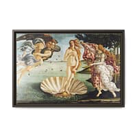 7698840205932953045_2048.jpeg The Birth of Venus – Sandro Botticelli (c. 1485-1486) – Renaissance Framed Canvas Print