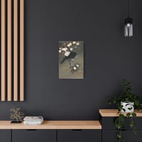 7890420276323988720_2048.jpeg Crow and Blossom – Ohara Koson (c. 1910) – Japanese Woodblock Canvas Print