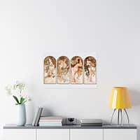 8043959030589939457_2048.jpeg The Seasons - Alphonse Mucha (1897) - Art Nouveau Poster Print