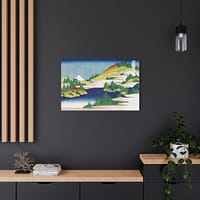 8135825857349568250_2048.jpeg The Lake at Hakone in Sagami Province - Katsushika Hokusai (c. 1830) - Japanese Woodblock Canvas Print