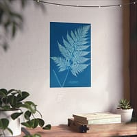 8148297549304199677_2048.jpeg New Zealand Fern Cyanotype – Anna Atkins (c. 1853-54) – Botanical Poster Print