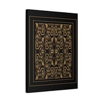 8181873325290939995_2048.jpeg Art Deco Geometric Velvet Pattern (c. 1920-1930) - Art Deco Canvas Print