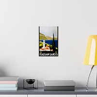 8310496060916030138_2048.jpeg Italian Lakes – ENIT Italian National Tourist Board (c. 1930) – Vintage Travel Poster Print