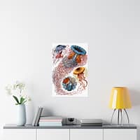 8572805107182127097_2048.jpeg Jellyfish (Discomedusae), Kunstformen der Natur – Ernst Haeckel (1904) – Natural History Poster Print