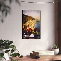 8678205531387422182_2048.jpeg Amalfi Coast, Italy – ENIT Italian National Tourist Board – Vintage Travel Poster Print