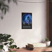 8785211173817938146_2048.jpeg Europa - Discover Life Under the Ice - NASA Travel Ad (2016) - Space Age Poster Print