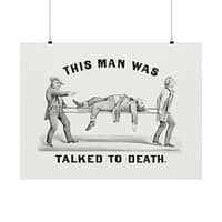 8872175440513404182_2048.jpeg This Man Was Talked to Death - John Cameron (1873) - Vintage Art Poster Print