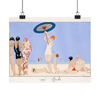 8887620469441686998_2048.jpeg Au Lido, Plate no.14 - George Barbier (1920) - Art Deco Poster Print