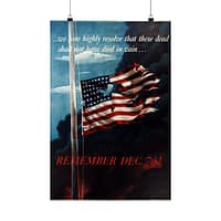 8912587862958520867_2048.jpeg Remember Dec. 7th! - Allen Saalburg (1942) - Patriotic WWII Poster Print