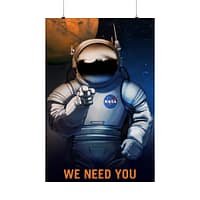 9039588435070708091_2048.jpeg We Need You – NASA Recruitment Ad – Space Age Poster Print