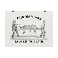 9068730866332097606_2048.jpeg This Man Was Talked to Death - John Cameron (1873) - Vintage Art Poster Print