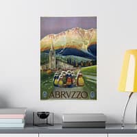 9076149506423577542_2048.jpeg Abruzzo, Alicandri, Italy – ENIT Italian National Tourist Board (c. 1920) – Vintage Travel Poster Print
