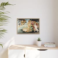 9143300669194011353_2048.jpeg The Birth of Venus – Sandro Botticelli (c. 1485-1486) – Renaissance Framed Canvas Print