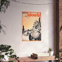 923283910810554753_2048.jpeg UdSSR – Intourist (1935) – Vintage Travel Poster Print