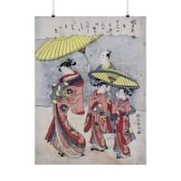 9259126170828624754_2048.jpeg Snow (Yuki) – Suzuki Harunobu (c. 1769) – Japanese Woodblock Poster Print