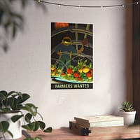 9381899795137741448_2048.jpeg Farmers Wanted – NASA Recruitment Ad – Space Age Poster Print