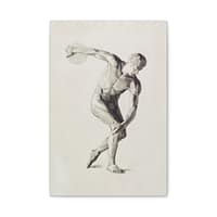 9450652716639568465_2048.jpeg Gipsmodel van Discuswerper - Male Anatomical Study - Jan Veth (c. 1874-1925) - Vintage Art Canvas Print