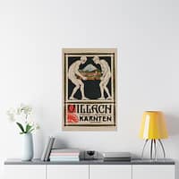 9477599068734296749_2048.jpeg Villach, Kärnten (Carinthia) – Pietro A. Sencig (c. 1900s) – Art Nouveau Poster Print