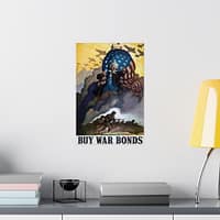 9479175425471041035_2048.jpeg Buy War Bonds - Newell Convers Wyeth (1942) - Patriotic WWII Poster Print