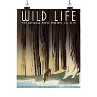 9709144721954899440_2048.jpeg Wild Life: The National Parks Preserve All Life – Works Progress Administration (c. 1930s) – Vintage Travel Poster Print