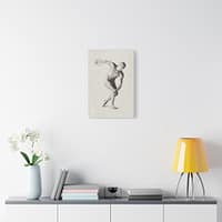 9732028577931869799_2048.jpeg Gipsmodel van Discuswerper - Male Anatomical Study - Jan Veth (c. 1874-1925) - Vintage Art Canvas Print