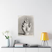 11669271682387906443_2048.jpeg A Hand, Drawn After Plaster - Dankvart Dreyer (1833) - Vintage Art Poster Print