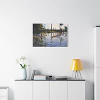 12269112601331800554_2048.jpeg Boating on the Yerres - Gustave Caillebotte (1877) - Impressionist Canvas Print