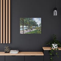 14032923407623730466_2048.jpeg Allée of Chestnut Trees - Alfred Sisley (1878) - Impressionist Canvas Print
