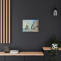 16439189467062448522_2048.jpeg The Cliffs at Étretat - Claude Monet (1885) - Impressionist Canvas Print