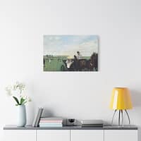 16511231803998878820_2048.jpeg At the Races in the Countryside - Edgar Degas (1869) - Impressionist Canvas Print