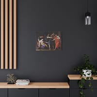 4716090895925743436_2048.jpeg The Oath of Brutus (Death of Lucretia) - Gavin Hamilton (c. 1763-67) - Classical Canvas Print