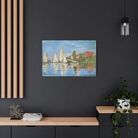 7449044624346705435_2048.jpeg Regatta at Argenteuil - Claude Monet (1872) - Impressionist Canvas Print