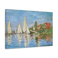 8286978254785432338_2048.jpeg Regatta at Argenteuil - Claude Monet (1872) - Impressionist Canvas Print