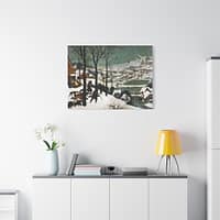 10478441663360797376_2048.jpeg Hunters in the Snow - Pieter Bruegel the Elder (1565) - Renaissance Canvas Print