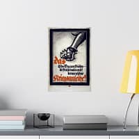10990037448531074512_2048.jpeg Das ist der Weg zum Frieden - die Feinde wollen es so! (Lighter Version) - Lucien Bernhard (1917) - Patriotic WWI Poster Print