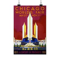 11489089018153058953_2048.jpeg Chicago World's Fair - A Century of Progress (1933) - Art Deco Poster Print